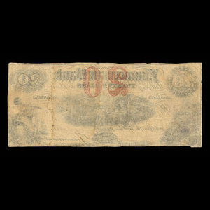 Canada, Zimmerman Bank, 20 dollars : décembre 1856