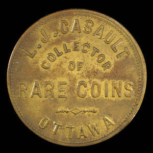 Canada, L.J. Casault, aucune dénomination : 1892