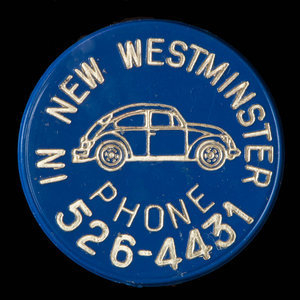 Canada, New Westminster Volkswagon Ltd., aucune dénomination : 1972
