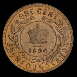 Canada, Victoria, 1 cent : 1890