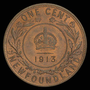 Canada, Georges V, 1 cent : 1913