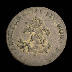 France, Louis XV, 2 sous : 1748