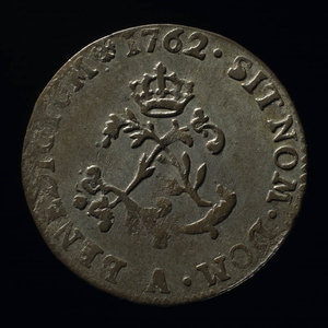 France, Louis XV, 2 sous : 1762