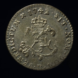 France, Louis XV, 2 sous : 1742