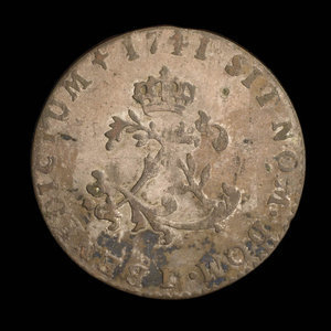 France, Louis XV, 2 sous : 1741