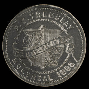 Canada, P.O. Tremblay, aucune dénomination : 1892