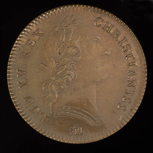 France, Louis XV, aucune dénomination : 1755