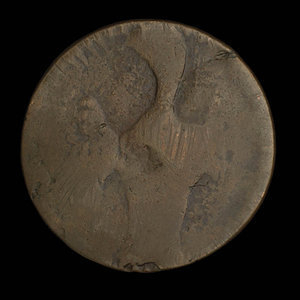 Canada, inconnu, 1/2 penny : 1838