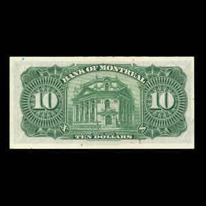 Canada, Banque de Montréal, 10 dollars : 2 janvier 1935