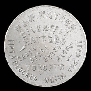 Canada, H. & W. Watson, aucune dénomination : 1895