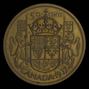 Canada, Georges VI, 50 cents : 1937