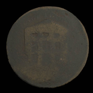 Canada, inconnu, 1/2 penny : 1840