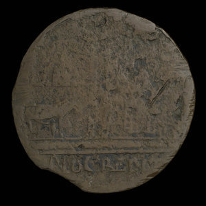 Canada, inconnu, 1/2 penny : 1810