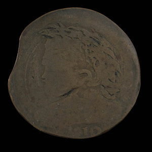 Canada, inconnu, 1/2 penny : 1811