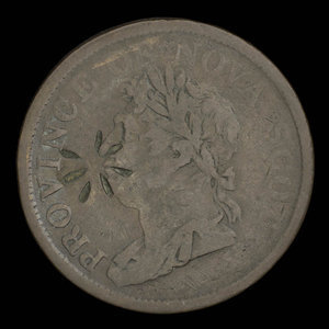 Canada, Province de la Nouvelle-Écosse, 1 penny : 1824