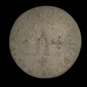 France, Louis XIV, mousquetaire (30 deniers) : 1711