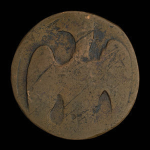 Canada, inconnu, 1/2 penny : 1838