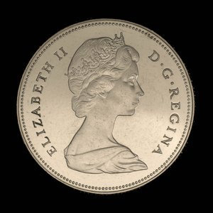 Canada, Élisabeth II, 50 cents : 1970