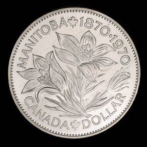 Canada, Élisabeth II, 1 dollar : 1970