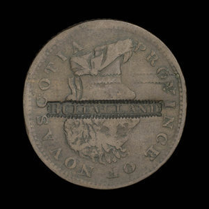 Canada, Province de la Nouvelle-Écosse, 1/2 penny : 1823