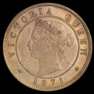 Canada, Victoria, 1 cent : 1871