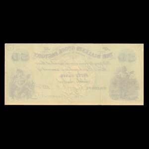 Canada, St. Alexis Spool Factory, 50 cents : 1 avril 1882