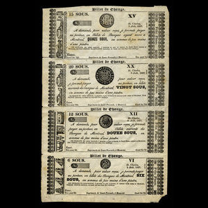 Canada, Félix Plante, 15 sous : 9 août 1837