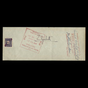 Canada, Ville d'Ottawa, 1,000 dollars : 4 octobre 1951