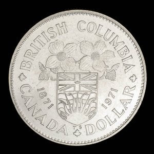 Canada, Élisabeth II, 1 dollar : 1971