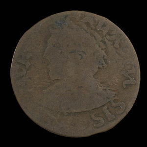 Canada, inconnu, 1/2 penny : 1811