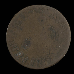 Canada, inconnu, 1/2 penny : 1811