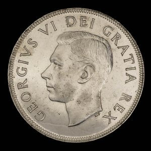 Canada, Georges VI, 1 dollar : 1952