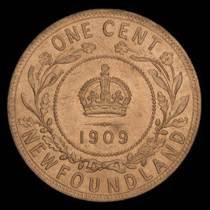 Canada, Édouard VII, 1 cent : 1909