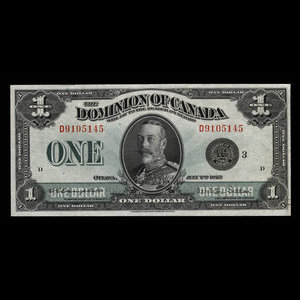 Canada, Dominion du Canada, 1 dollar : 2 juillet 1923
