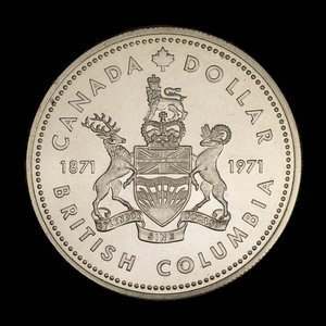 Canada, Élisabeth II, 1 dollar : 1971