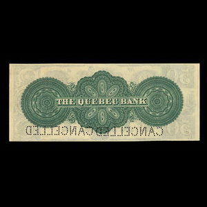 Canada, Banque de Québec, 50 dollars : 1863