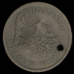 Canada, Province de la Nouvelle-Écosse, 1 penny : 1824