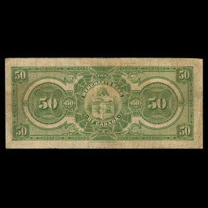 Canada, Merchants Bank of Canada (The), 50 dollars : 3 janvier 1917
