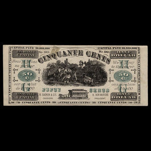 Canada, Maison Jacques Cartier, 50 cents : 1915