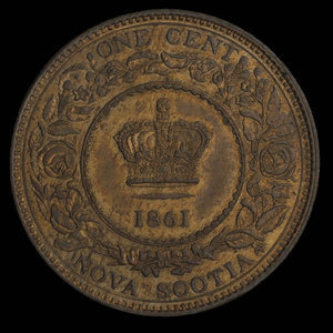 Canada, Victoria, 1 cent : 1861