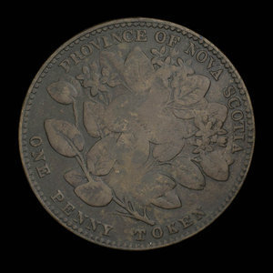 Canada, Province de la Nouvelle-Écosse, 1 penny : 1856