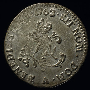 France, Louis XV, 2 sous : 1763