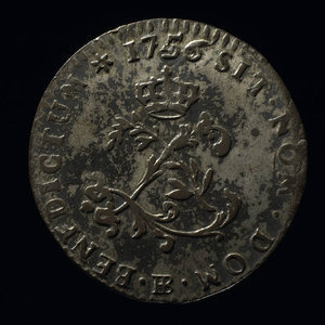 France, Louis XV, 2 sous : 1756