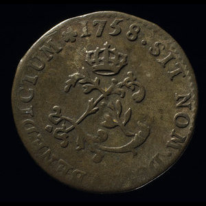 France, Louis XV, 2 sous : 1758