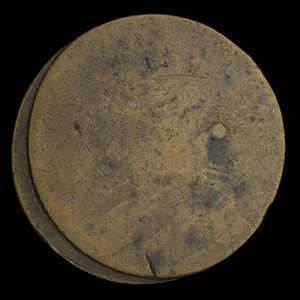 Canada, inconnu, 1/2 penny : 1838