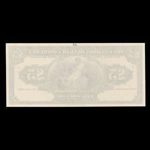 Jamaïque, Canadian Bank of Commerce, 5 livres(anglaise) : 1 juin 1938