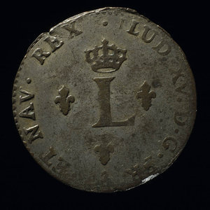 France, Louis XV, 2 sous : 1758