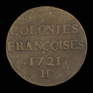 France, Louis XV, 9 deniers : 1721