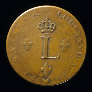 France, Louis XV, 2 sous : 1741