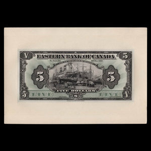 Canada, Eastern Bank of Canada, 5 dollars : 15 mai 1929